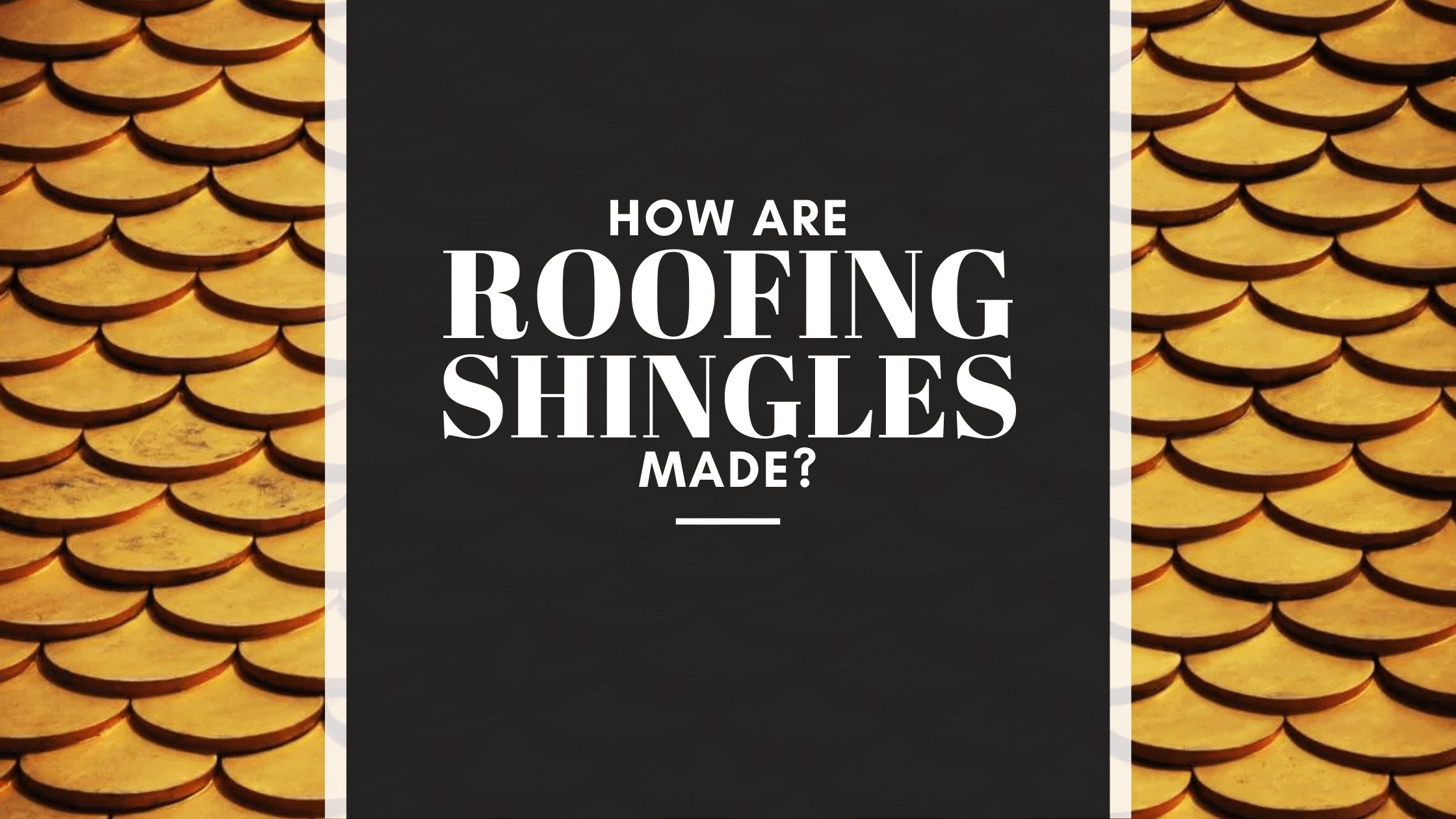 How are roofing shingles made